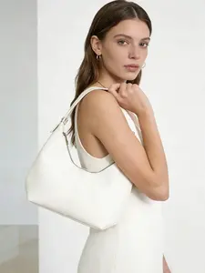 Fashion Simple Versatile Dumpling Bag Handbag Shoulder Crossbody Small Bag, Casual Style, All Seasons, Plain Pattern