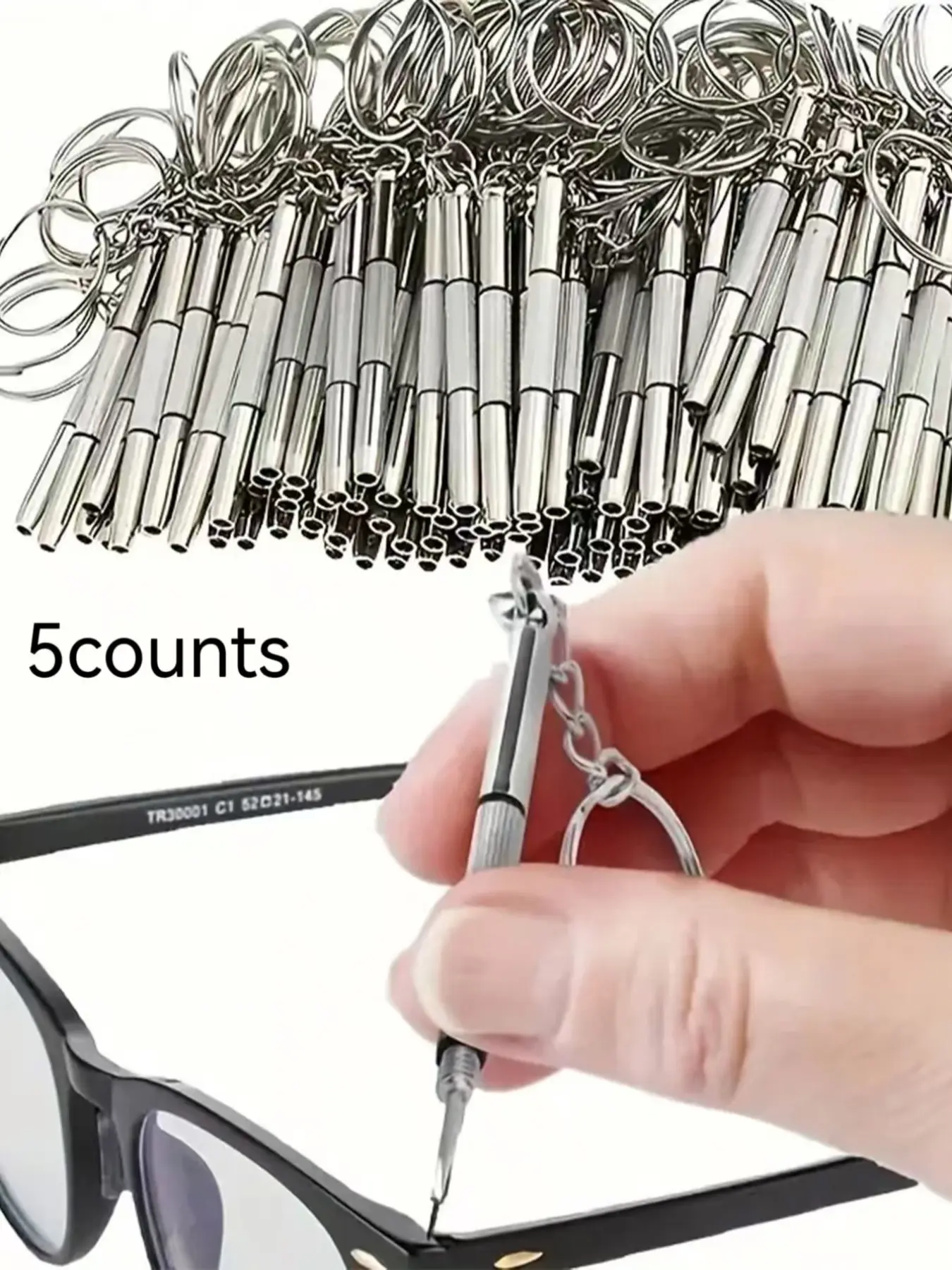 Portable Eyeglass DIY Screwdriver Set, Screwdriver Combo, Replaceable Screwdriver Bits, Precision Screwdriver, Multifunctional Screwdriver, Multipurpose Screwdriver, Multi-Function Tool for Watch Phone Camera Glasses Repair, Daily Use Maintenance Kit