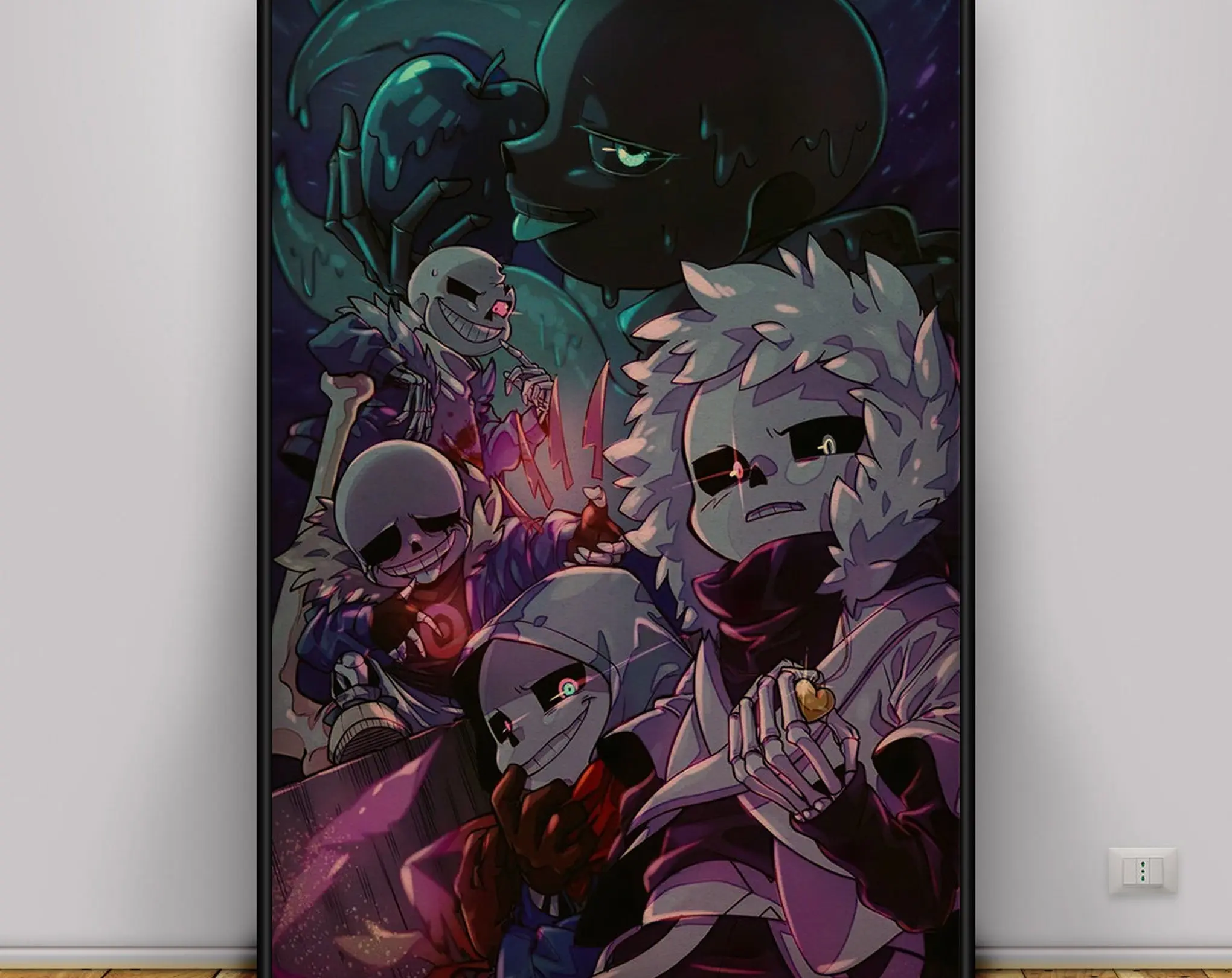 Undertale Game Poster , Wall Art , Wall Prints , Home Decor , Kraft Paper Print , Gift Poster , Game Poster 45785 254