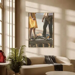 La La Land Poster | Damien Chazelle | Minimalistic Movie Poster | Retro Movie Print | Wall Art Print | Home Decor