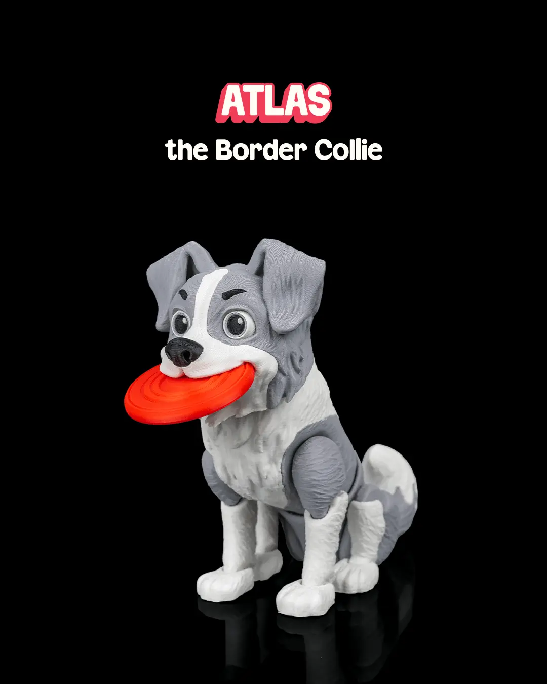 Border Collie Figurine Dog Collectible Desk Decor Gift