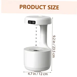 Anti-gravity humidifier, water air diffuser, car air diffuser, ultrasonic diffusion