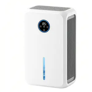 Dehumidifier for Home up to 1000 Sq.Ft, Quiet Portable Dehumidifier for Bedroom Basement Bathroom, Smart Auto Comfort Mode, Digital Display Humidity Control, Timer Function, Safe Energy Efficient Moisture Remover with Thermal Protection