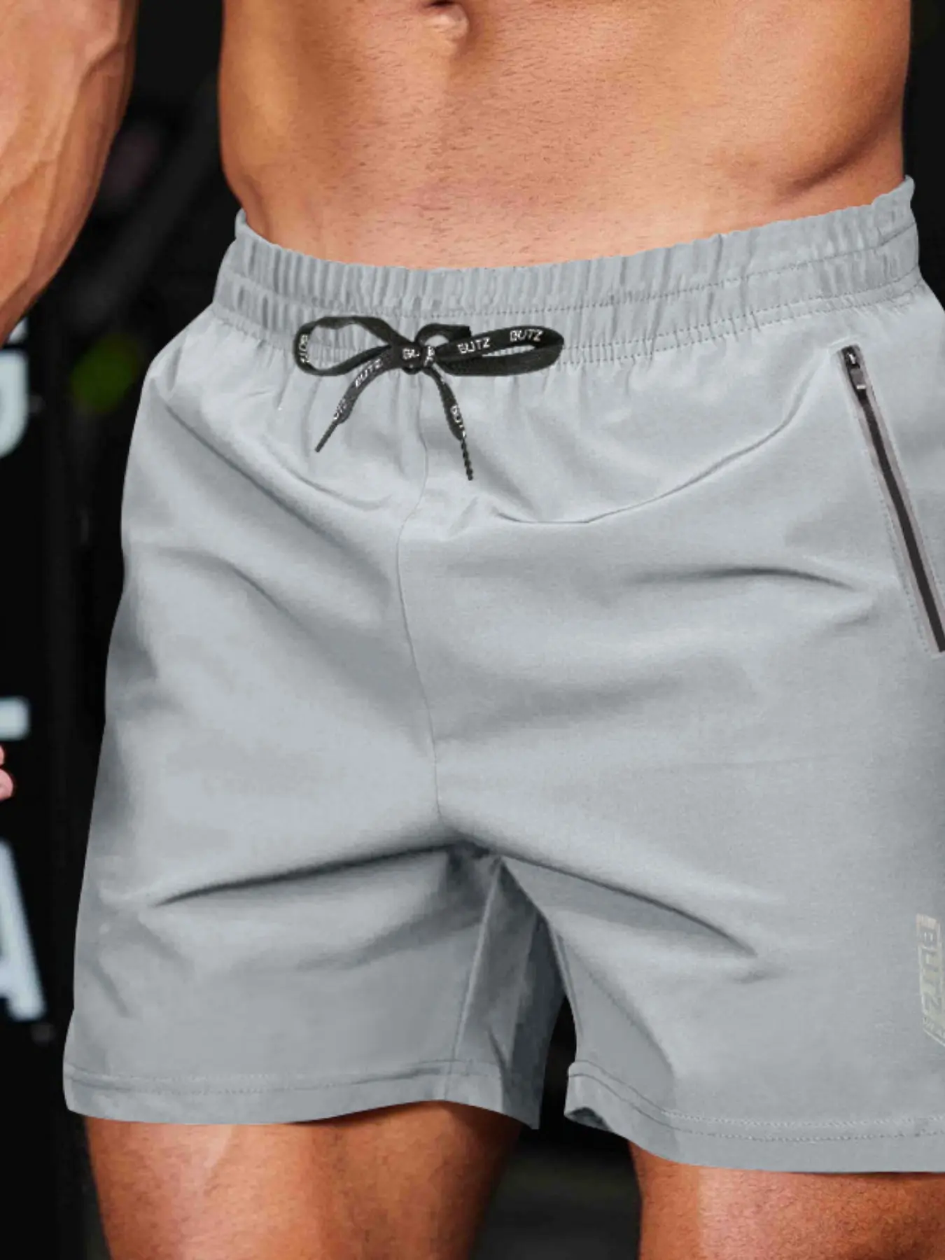 Men's Vintage Ripped Wool Shorts, Loose Fit Streetwear Gym Shorts, Perfect for Summer Wear, Comfortable and Stylish