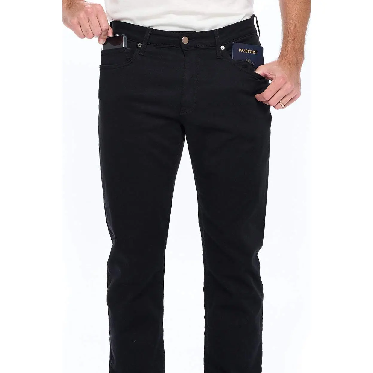 Aviator Men's Japanese Twill Best Travel Jeans | Soft Pants for Men