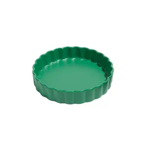 Fazeek Ceramic Bowl Set of 2 in Forest Green