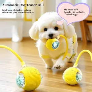 Electric Cat Toy Ball, Interactive Dog Toy, Silicone Outer Layer Reduces Noise, Automatic Rolling Ball, Perfect Gift for Pets