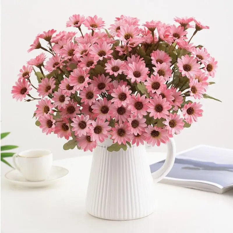 5 pcs Pink Daisies