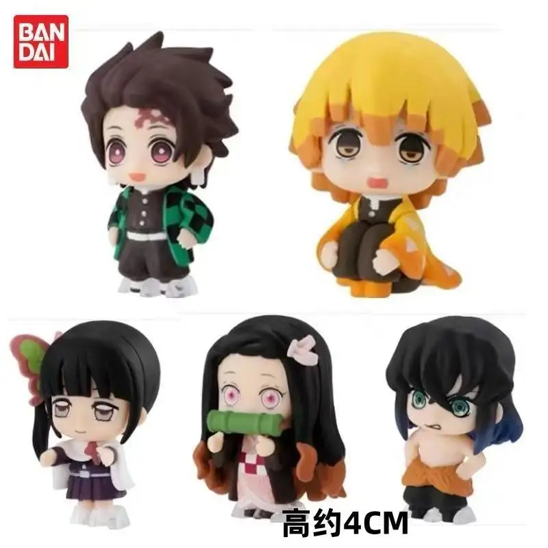 Anime Role Tsuyuri Kanawo Agatsuma Zenitsu Kamado Tanjirou Nezuko Hashibira Inosuke Cosplay Figurine Figures Desk Model Gift
