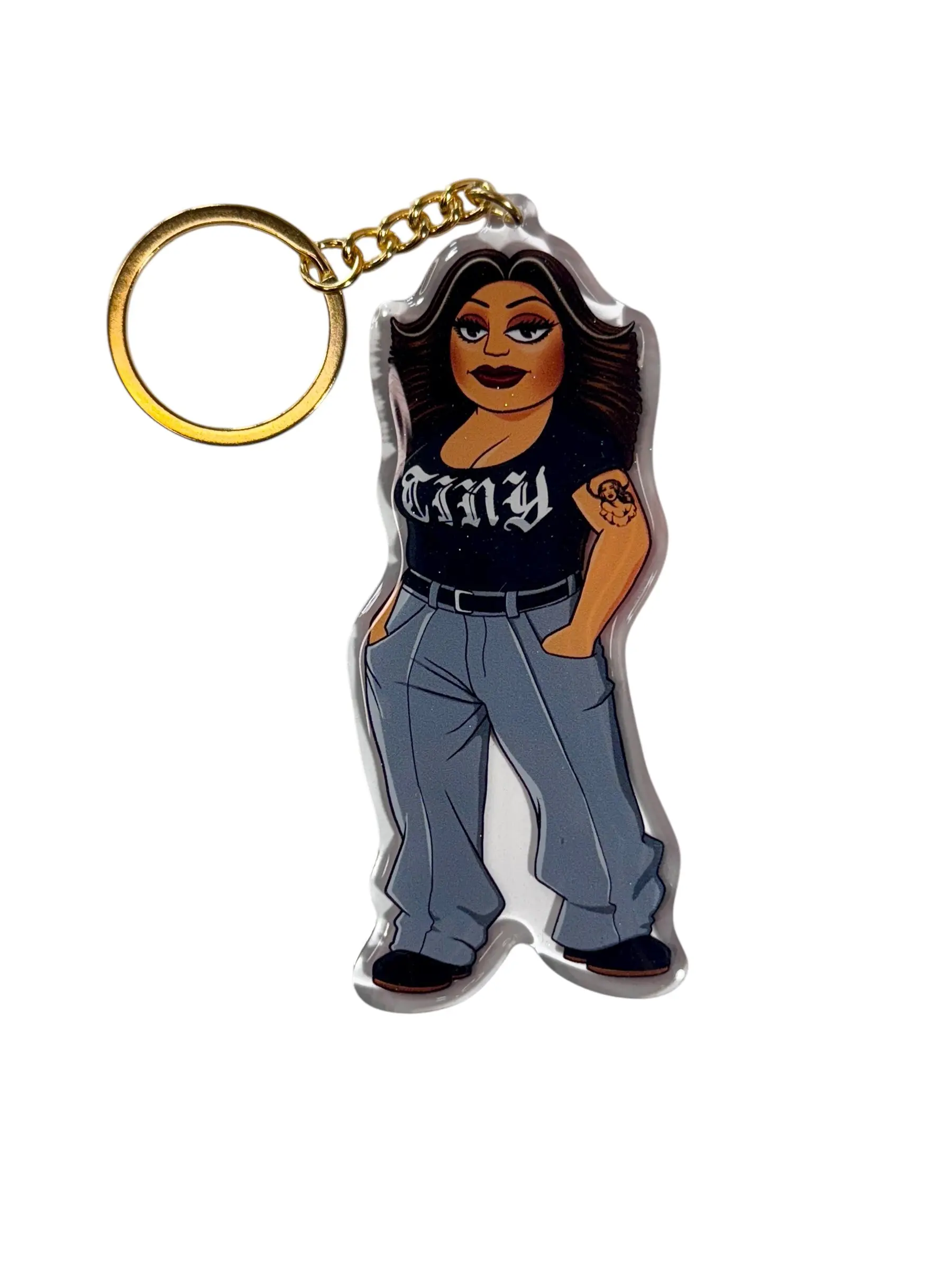 HomieGir new School Tiny Collectible Key Chain