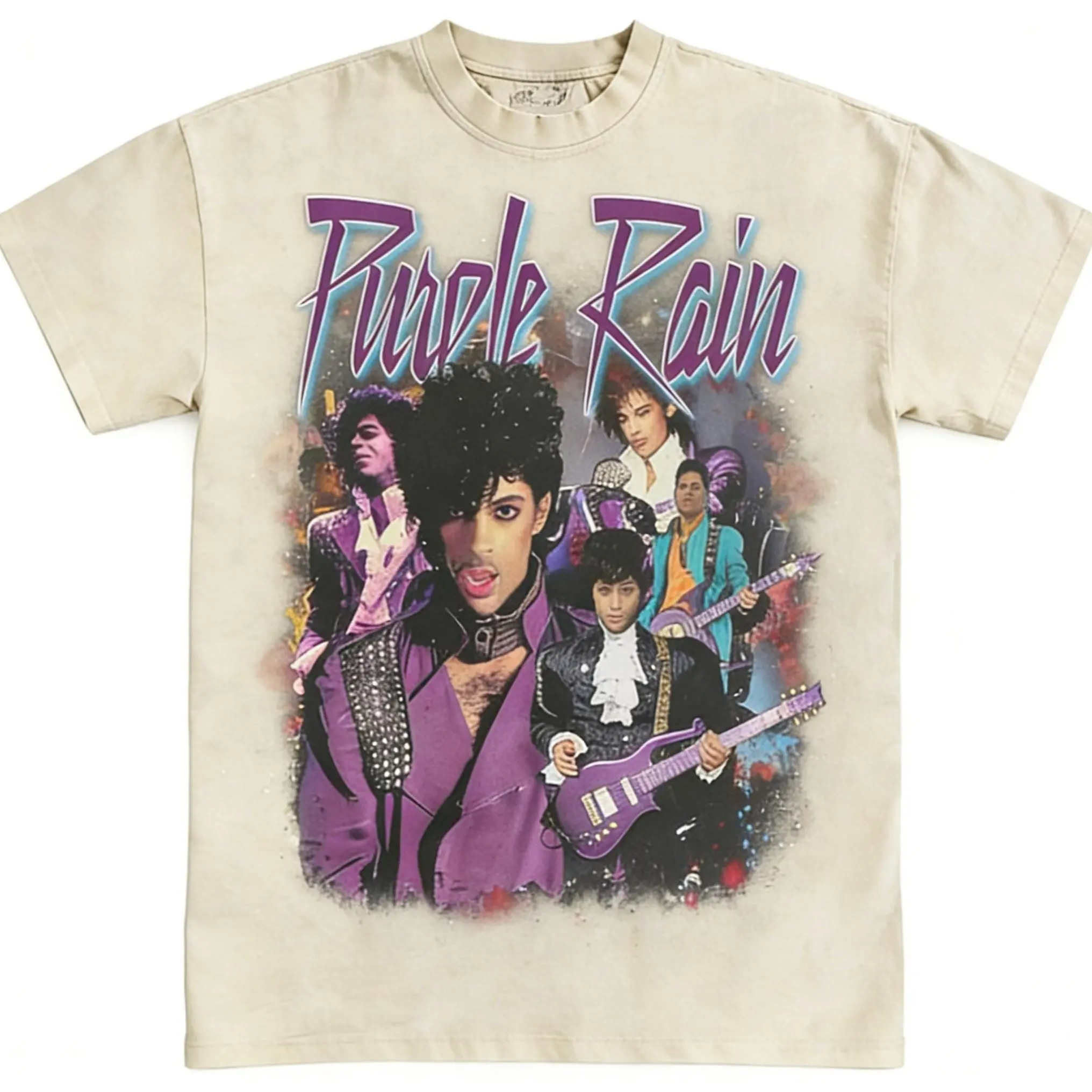 Washed T-shirt-Apricot