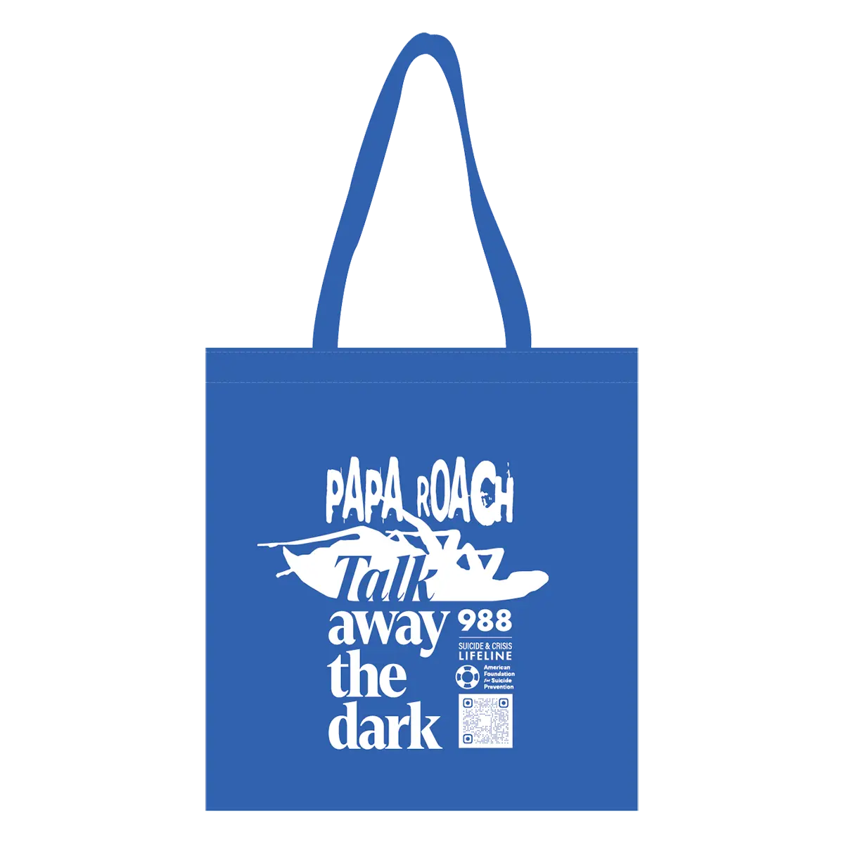 Talk Away The Dark Tote Bag (Royal Blue)