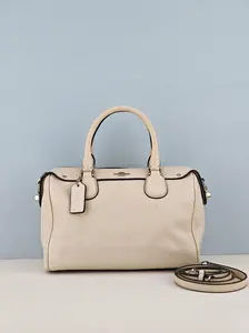 Pre-owned Pebbled Leather Shoulder Bags Coach Mini Bennett Crossbody Satchel Bag