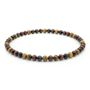 4mm Tiger Eye Tri Color bracelet