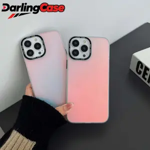 Darlingcase IMD Color-Changing Laser Gloss Case for iPhone 17 / iPhone 15 Pro Max, Full Wrap Premium Iridescent Protective Cover