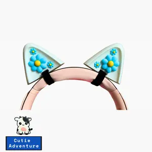 Cat Ear with Flowers Accessory Headset Accessories