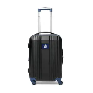 Denco NHL 21 Inch Carry-On Hard Case Two-Tone Spinner Navy