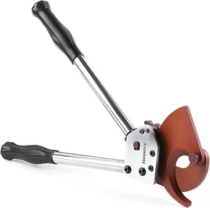 Knoweasy Heavy-Duty Ratcheting Cable Cutters: Efficient J40 Wire Cutter for Large Copper, Aluminum, and Armored Cables up to 300 mm², Perfect for Electrical and Communication Cable Cutting thomas  shelby