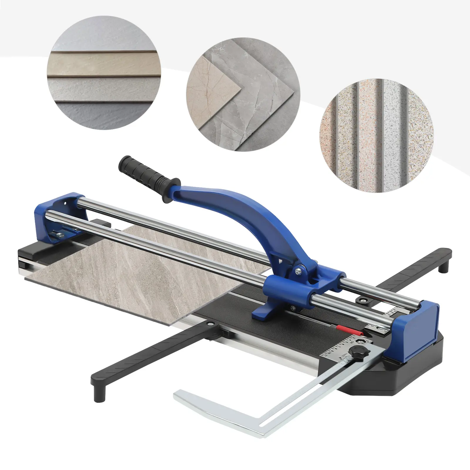 31-Inch Manual Tile Cutting Tool, Tungsten Alloy Wheel, Infrared Positioning Guidance, Precision Adjustable Ruler for Porcelain Ceramic Floor Tiles, Summervibes Outdoor Fun