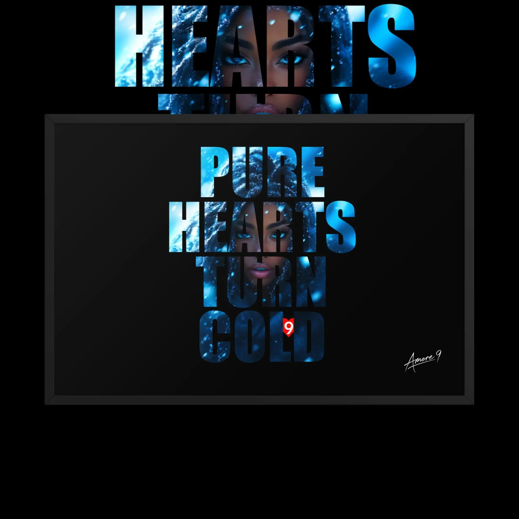 Pure Hearts Framed Poster