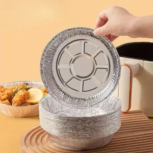 Disposable Food Grade Tin Foil Baking Tray, 30pcs Household Oven Baking Tray, Grilling Plate, Tin Foil Plate for Home Kitchen