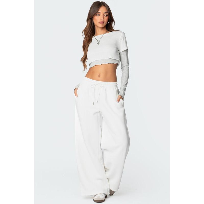 Kamari Low Rise Wide Sweatpants