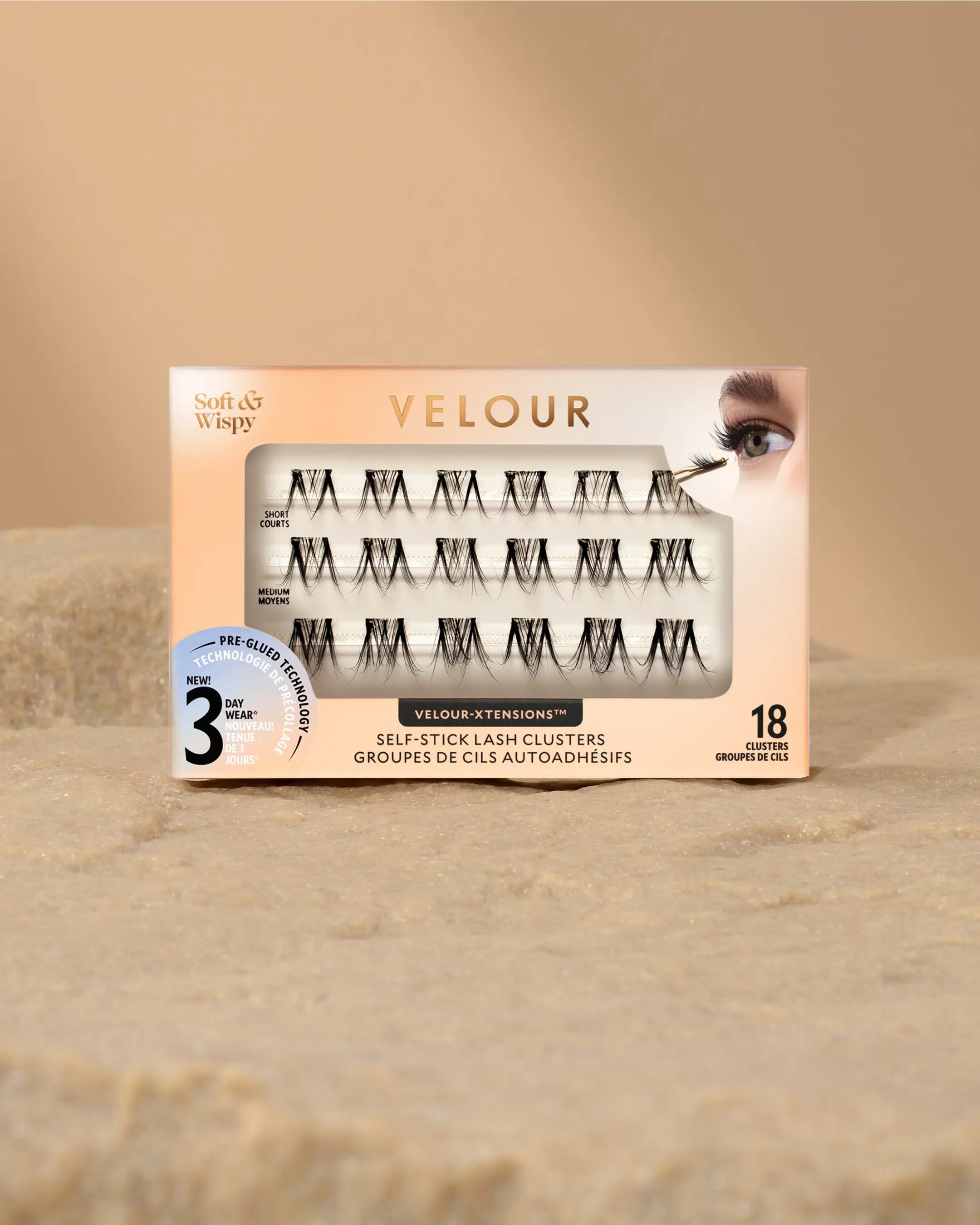 Soft & Wispy Velour-Xtensions™ Self-Stick Lash Clusters Soft & Wispy Velour-Xtensions™ Self-Stick Lash Clusters