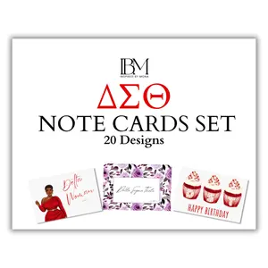 Delta Sigma Theta Note Cards Variety Pack (20)