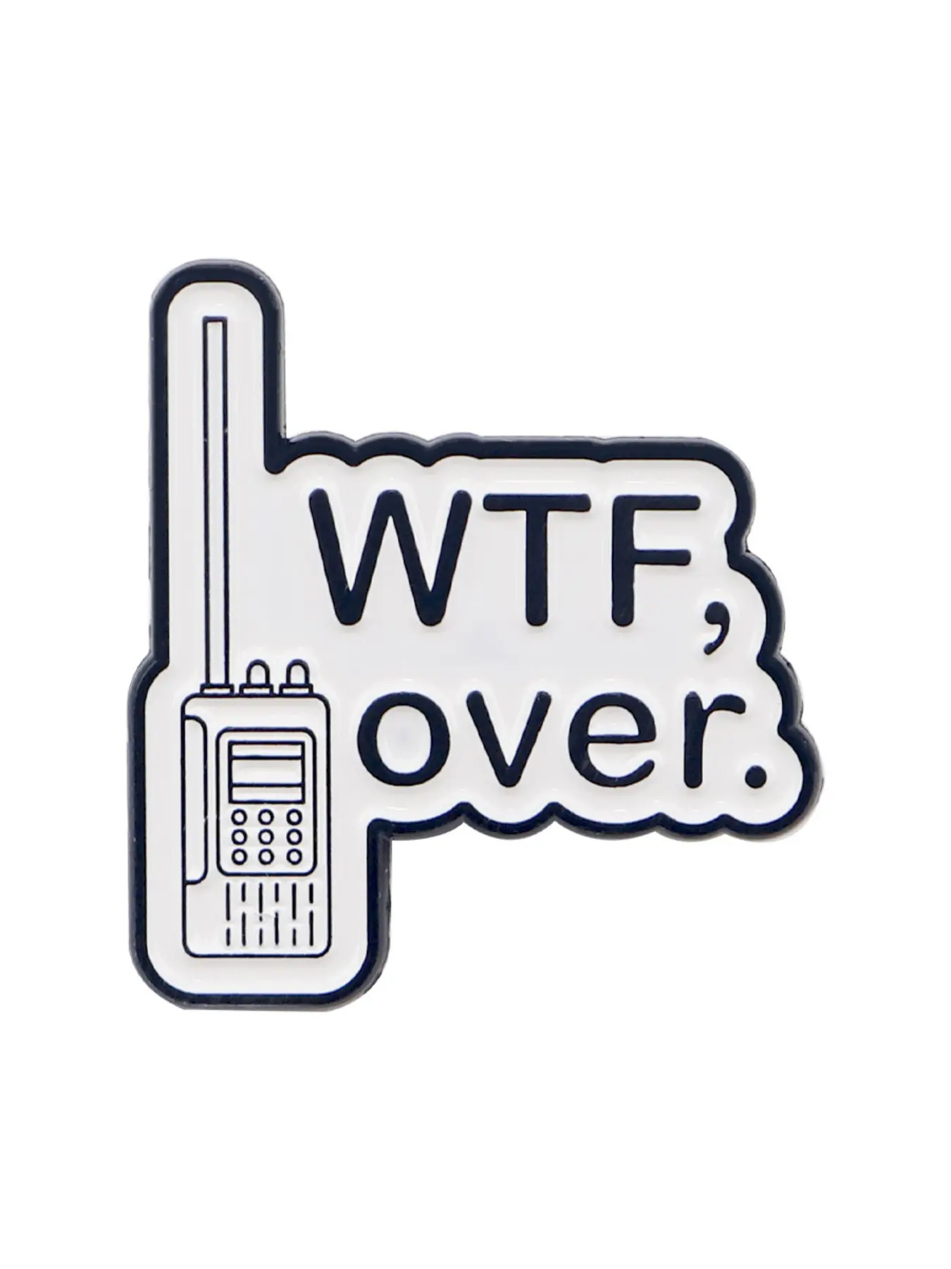 Personalized Letter Badge, Unique English Design, Suitable for Hats, Jackets, and Clothing, Fashion Accessory for All Seasons, WTF