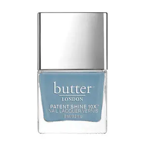 butter LONDON Patent Shine 10X Nail Lacquer - Waterloo Blue, 0.2 fl oz