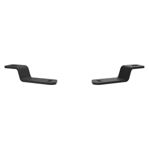 KC HiLiTES 7333 Ford Bronco Ditch Light Mounting Bracket Set - Heavy-Duty Steel, Textured Black Finish