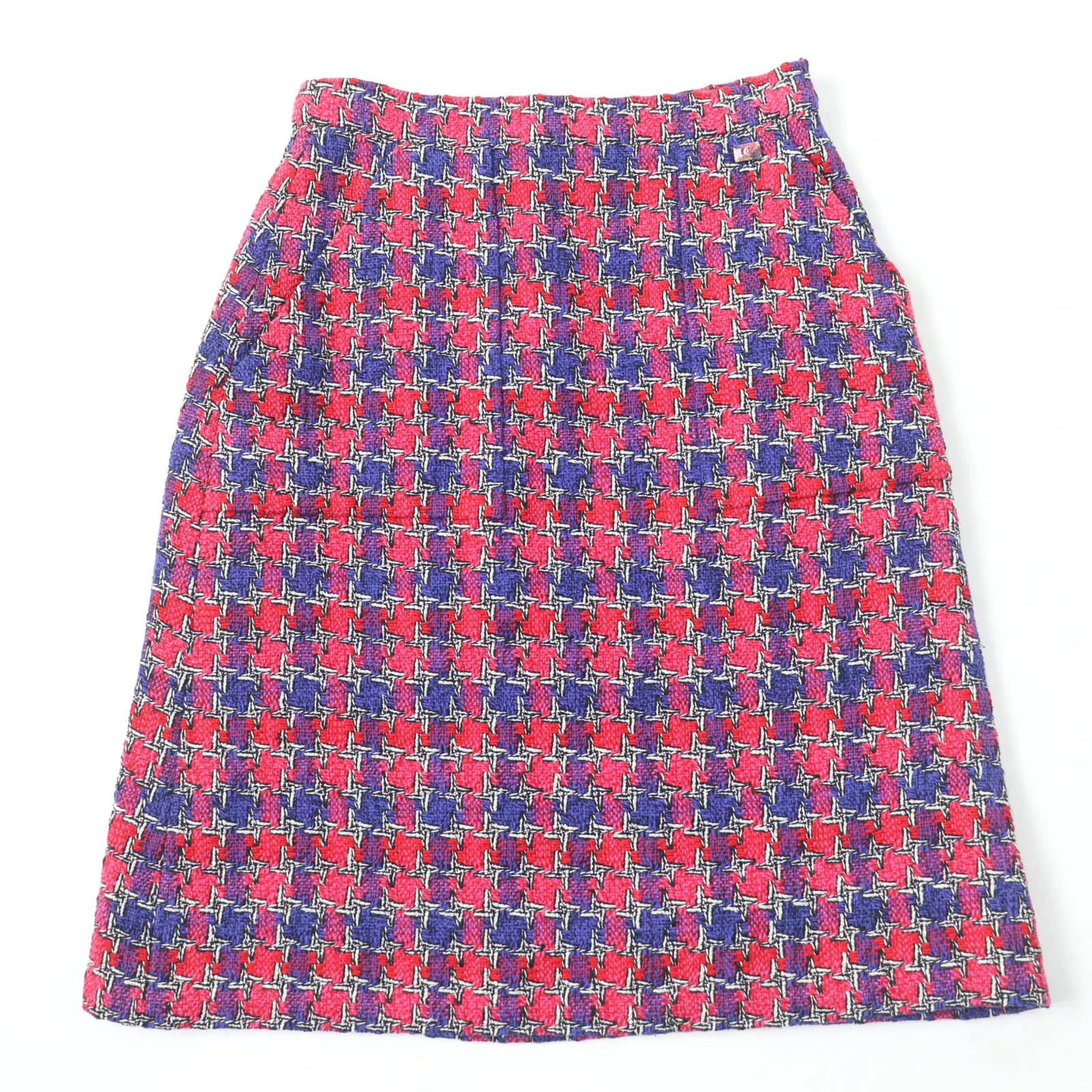 Pre-owned CHANEL Cotton Small Leather Goods P51393V38323 Silk Skirt