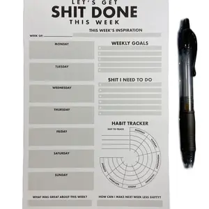 “JKRFAKards” GETSHITDONE to-do list pamphlet