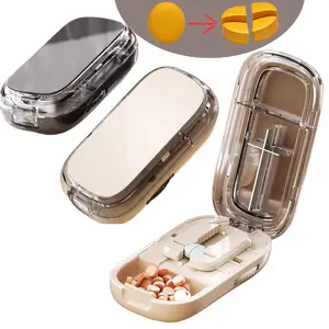 Home Hacks Adjustable Pill Cutter and Splitter for Multiple Pills, Designed for Small and Tiny Tablets with Precise Alignment Functionality