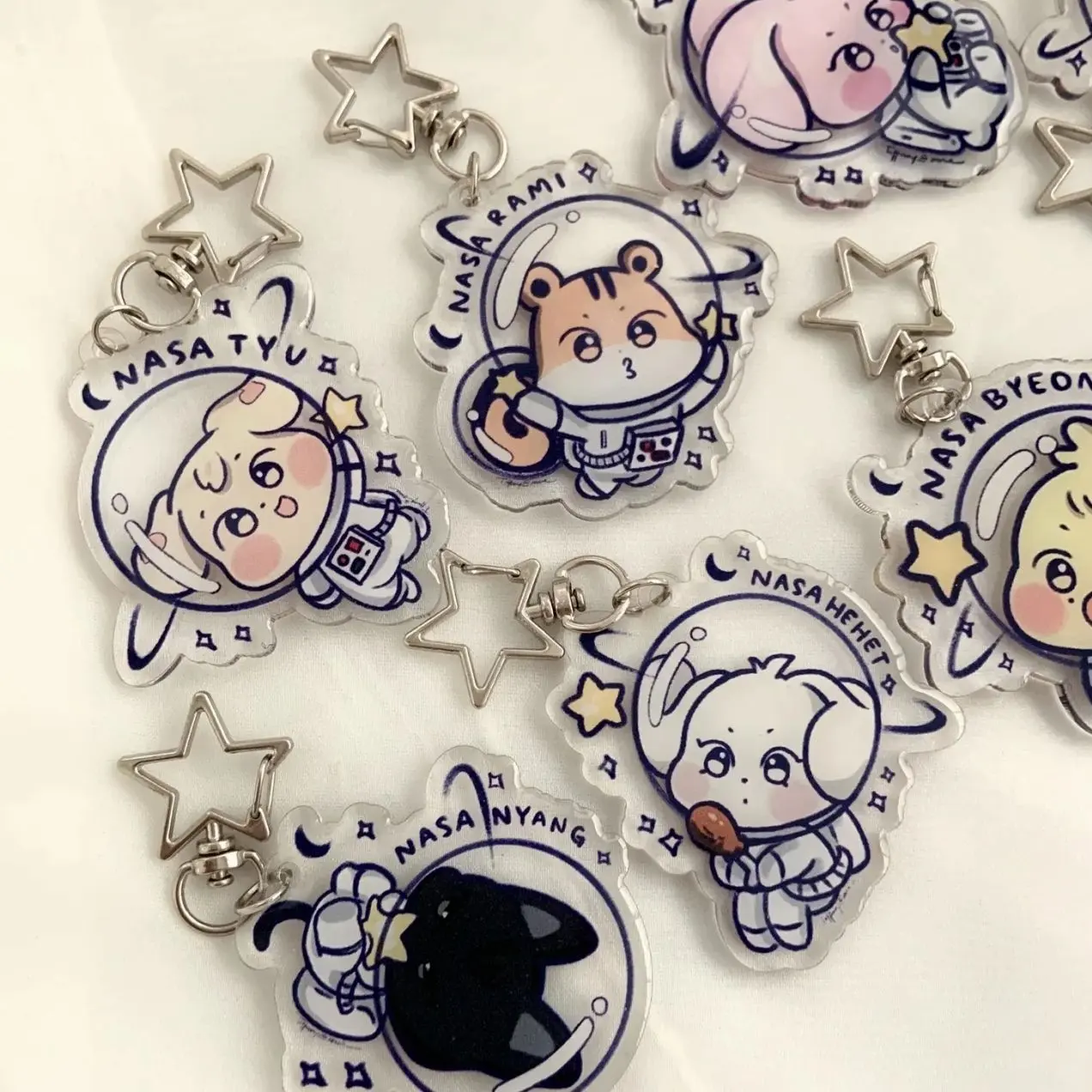 Aniteez Nasa Epoxy acrylic Keychain