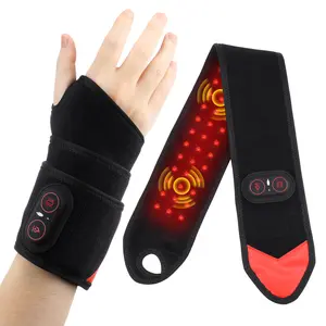 Red Light Therapy Belt for Body, 37'' Cordless Red Infrared Light Wrap for Neck Chin Knee Ankle Hand Pain Relief, 660nm & 850nm with Pulse & Heating Modes
