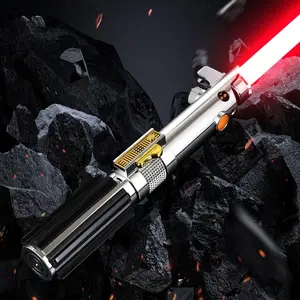 Neopixel Light saber RGB Metal Handle Light-Up Saber with 16 Color Options, Featuring Switchable Sound And Light Effects, Perfect As a Gift for Boys And Girls for Halloween Or Christmas. Color-Changing Luke Skywalker Light saber