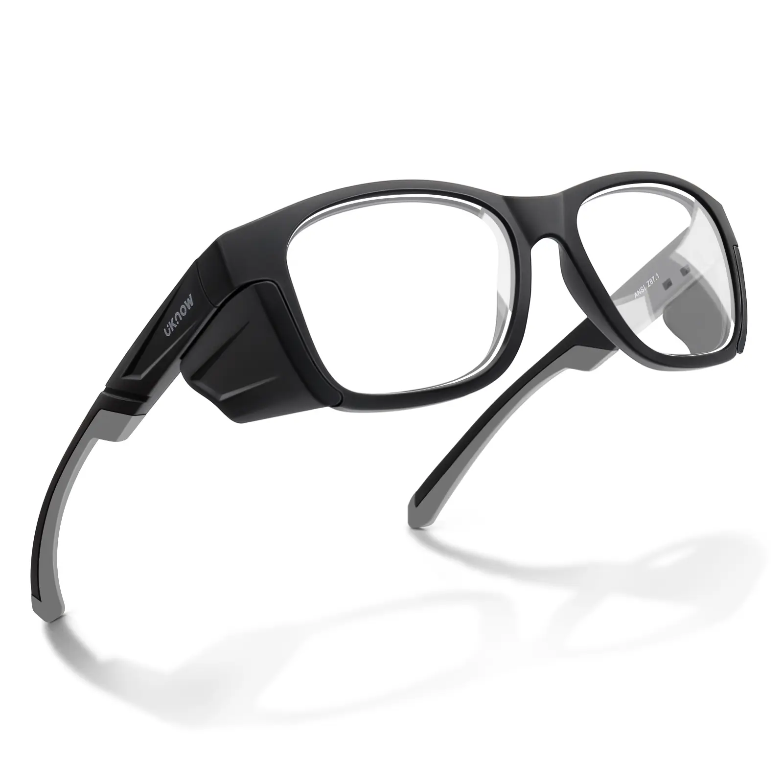 UKNOW Unisex UV400 Photochromic Safety Glasses with Side Shields, ANSI Z87.1 Certified Protective Eyewear, Eye Protection for Work & Outdoor Use Construction Accessories
