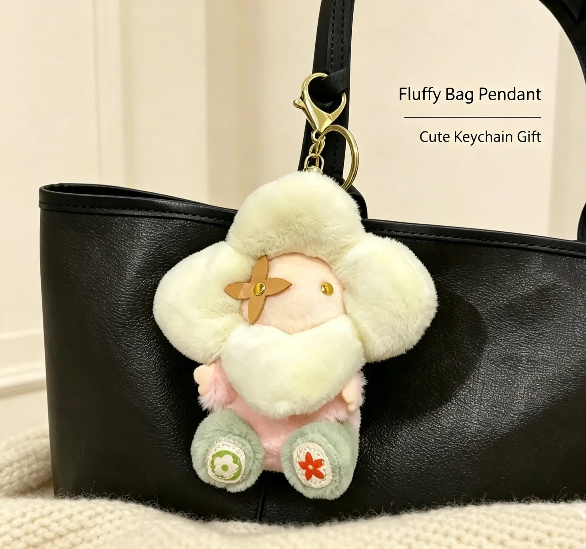 Sunflower Bag Doll Pendant Decoration Plush Doll Chain Doll Car Keychain