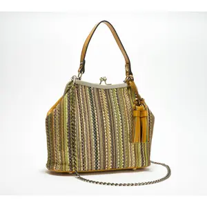 Patricai Nash Sequin Crochet Laureana Frame Crossbody