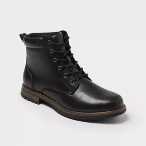 Men's Jeffrey Combat Boots - Goodfellow & Co Black 10.5