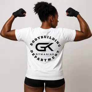 GYMANIAK 100% Soft Spun Cotton Pump Cover Shirt High Quality Unisex T-Shirt for Gym Workouts Made in America