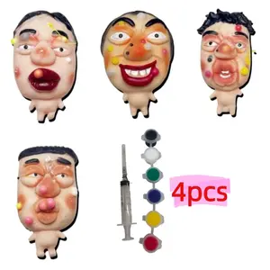 Quick-rebound pimple squeezer fingertip device, made of soft silicone, relieves pressure.