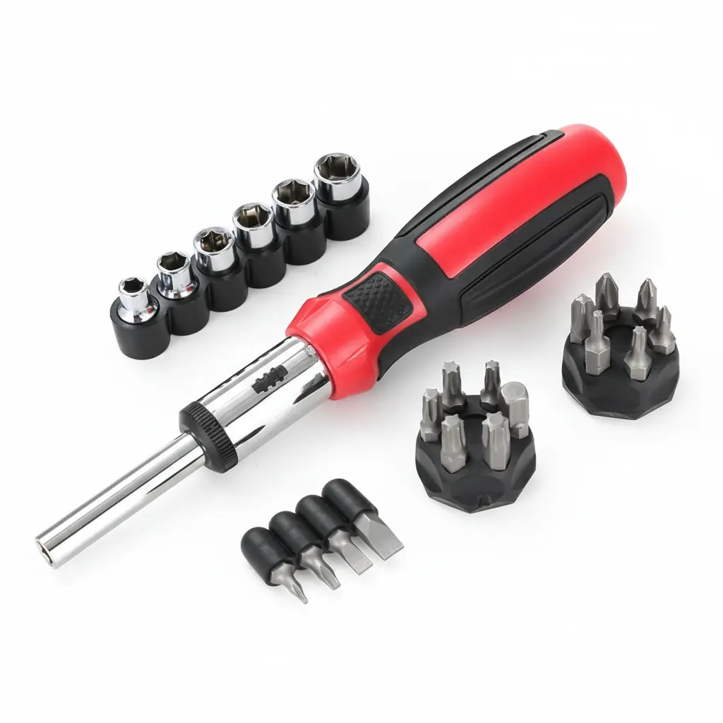 27 Piece Ratcheting Screwdriver Bit and Socket Set