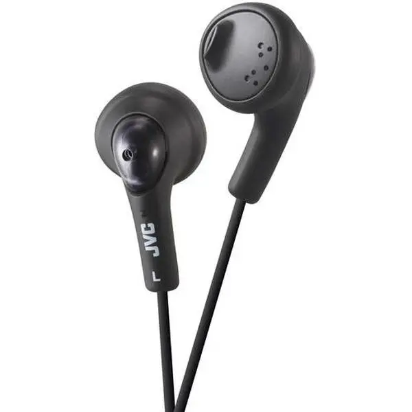 JVC HA-F160-B-K Gumy Earbud Headphones (Olive Black)  [HEADPHONES] Black, Earbuds, In-Ear
