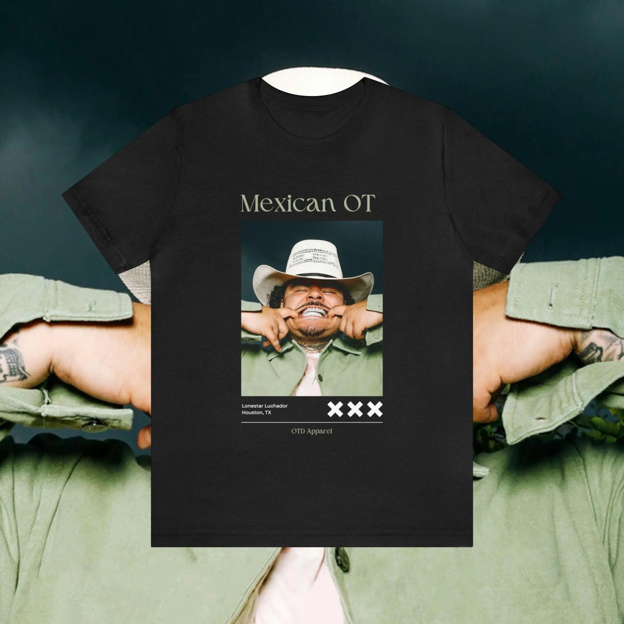 90s Vintage Style Shirt, High Quality Mexican OT T-Shirt, Houston Rapper Graphic Tee, Popular Artist Lonestar Luchador, Gift For Him, Her, Gift For Fans, Free-Shipping