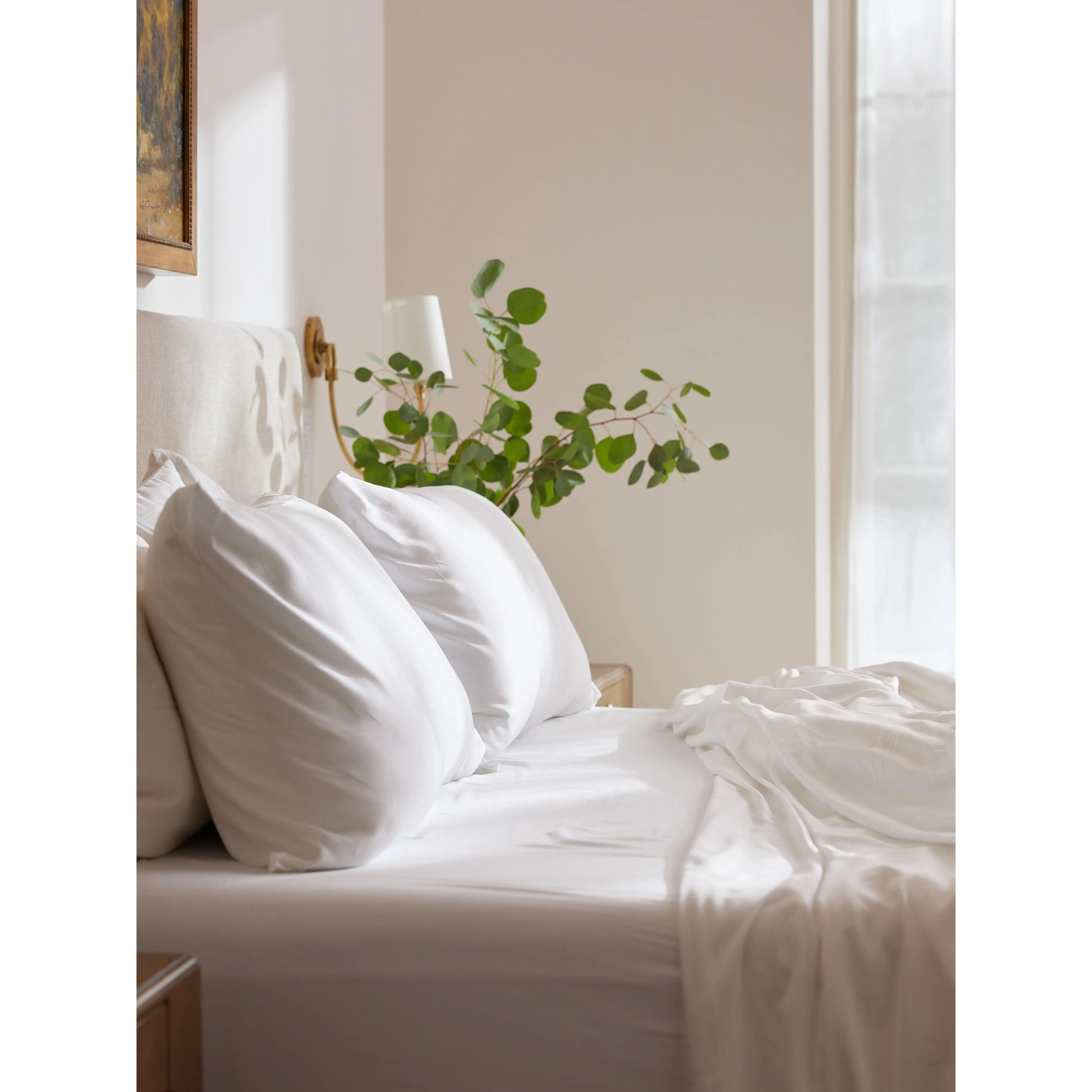 Cozy Earth Bamboo Fitted Sheet | Cooling Bamboo Viscose Fitted Sheet with Deep Pocket Fit & Sateen Weave Cozy Earth Bamboo Fitted Sheet | Cooling Bamboo Viscose Fitted Sheet with Deep Pocket Fit & Sateen Weave