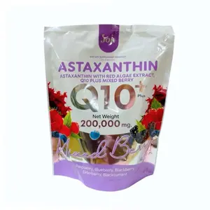 JOJI Secret Young Astaxanthin with Red Algae Extract Q10+ Mixed Berries 200,000mg Powder Drink - 10 Sachets