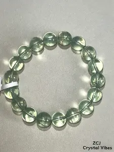 ZCJ Crstal Green Fluorite Bracelet
