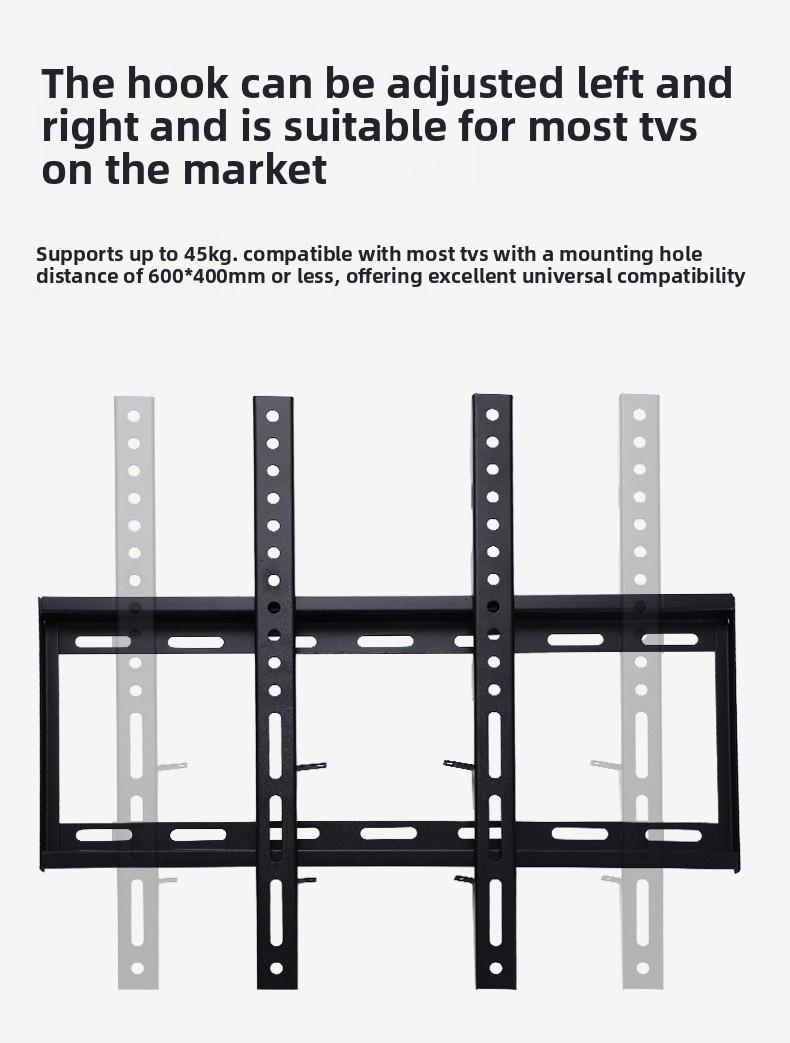 32-70 Inch TV Mount Monitor Wall Support Computer Screen Stand Fixed Bracket Suitable for Led LCD TV